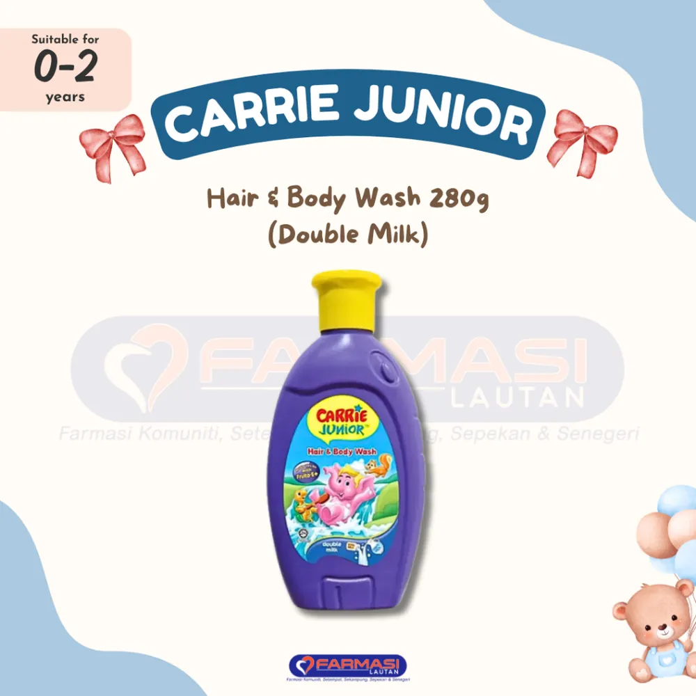 CARRIE JUNIOR BABY H&B DOUBLE MILK 280 G