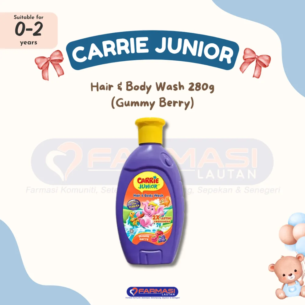 CARRIE JUNIOR BABY H&B JOYFUL RASPBERRY/GUMMY BERRY 280 G