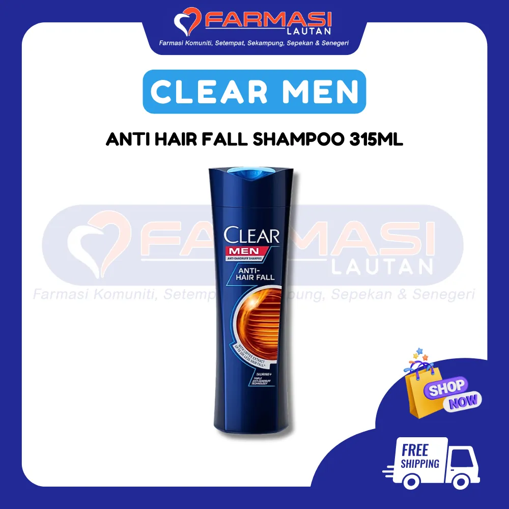 CLEAR MEN SHAMPOO ANTI HAIR FALL 315 ML