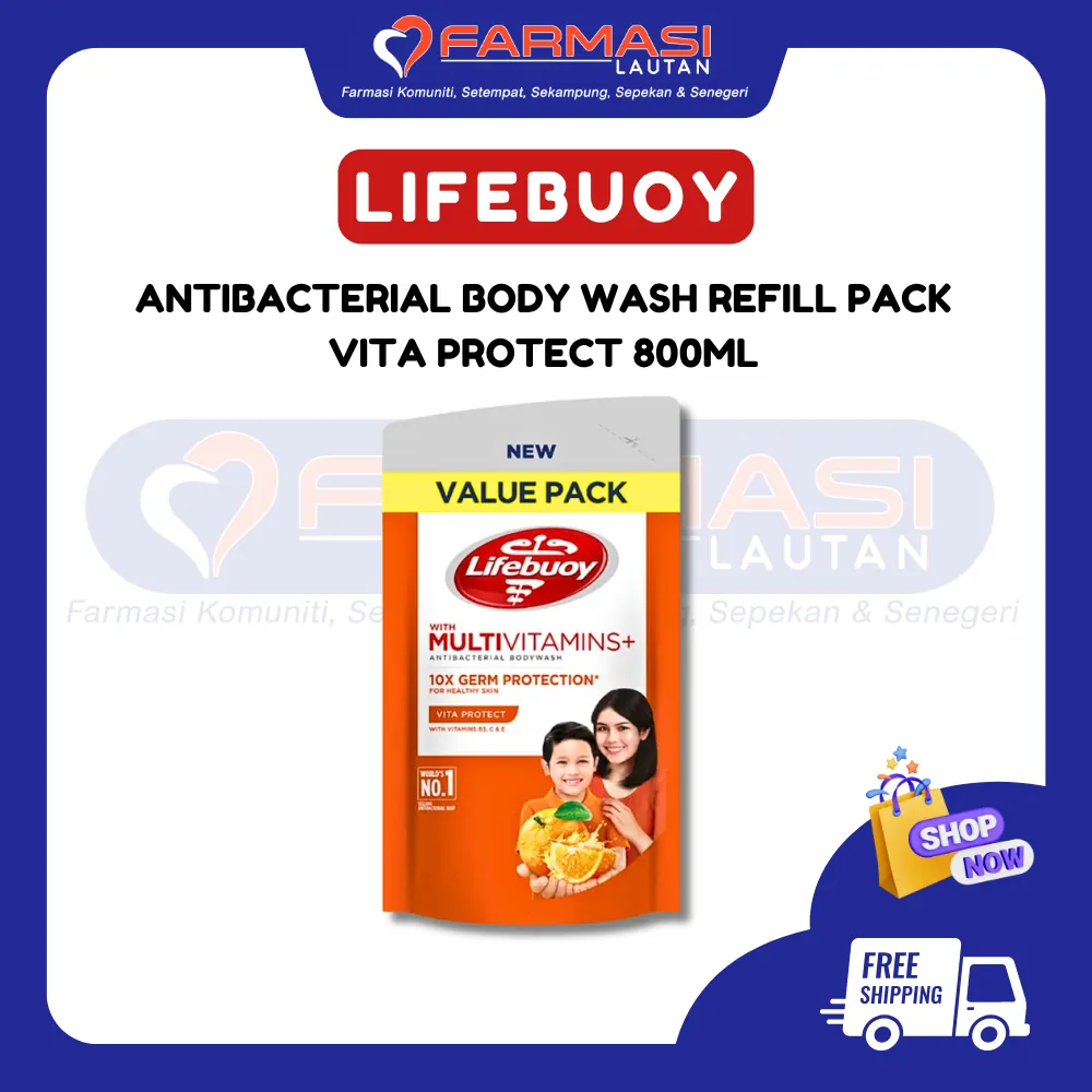 LIFEBUOY BODY WASH REFILL VITA FRESH/PROTECT 800 ML