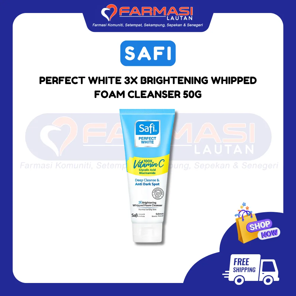 SAFI PERFECT WHITE WHIPPED FOAM PURIFYING CLEANSER 50 G