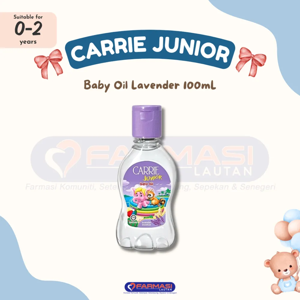 CARRIE JUNIOR BABY OIL LAVENDER 100 ML