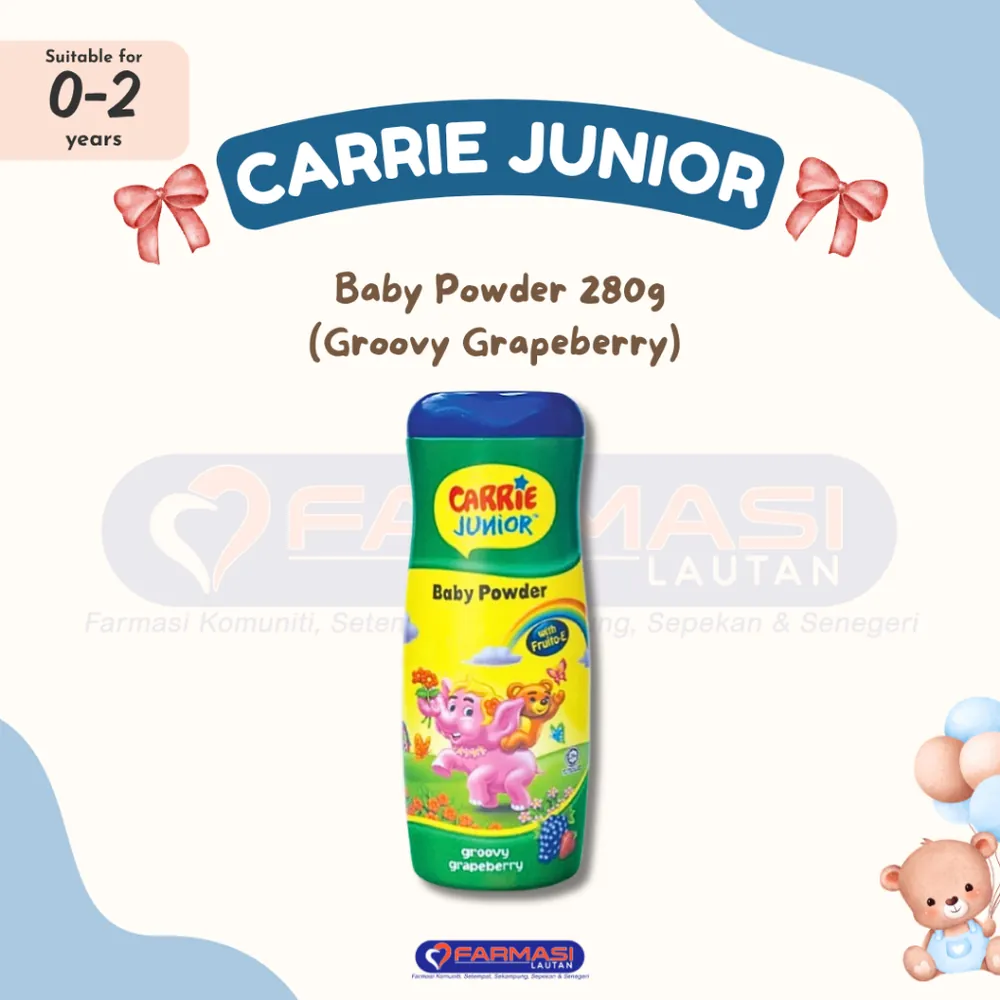 CARRIE JUNIOR BABY POWDER GROOVY GRAPEBERRY 280 G