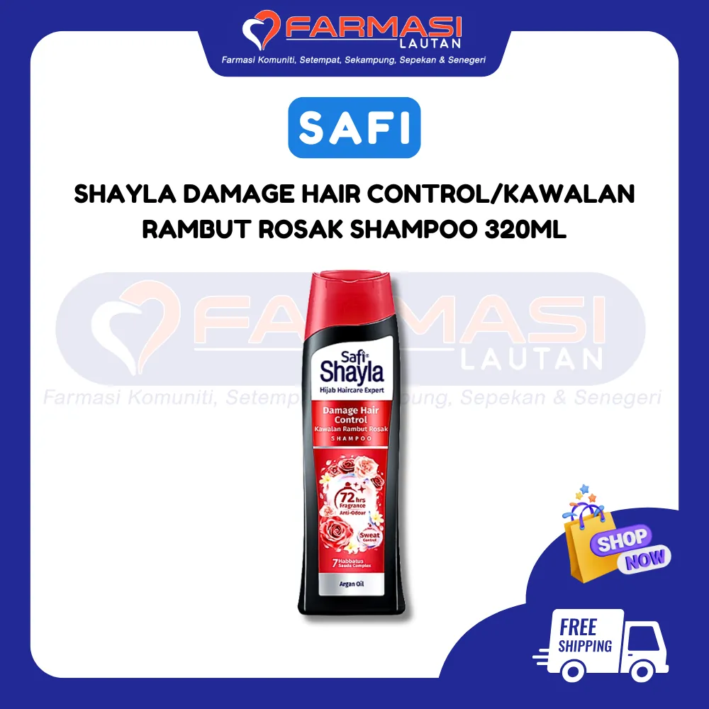 SAFI SHAYLA SYAMPU KAWALAN RAMBUT ROSAK 320 G