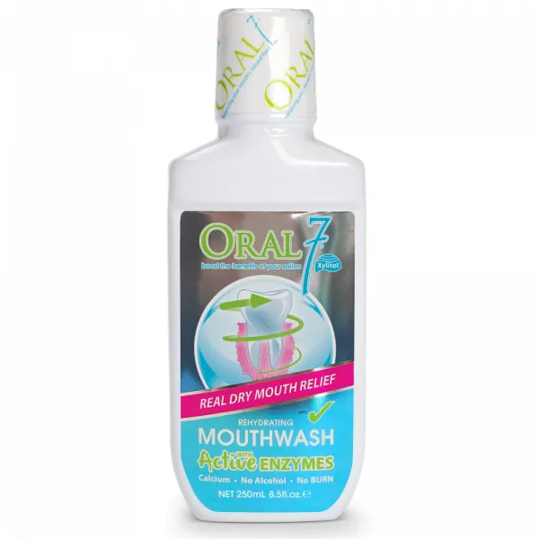 ORAL7 REHYDRATING MOUTHWASH WITH ACTIVE ENZYMES 250 ML