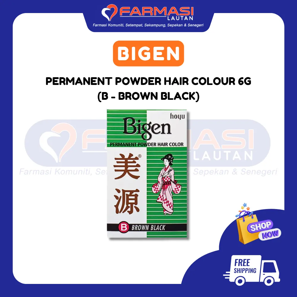 BIGEN POWER HAIR DYE BROWN BLACK 6 G