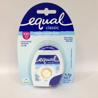 EQUAL CLASSIC SWEETENER 100 TABS