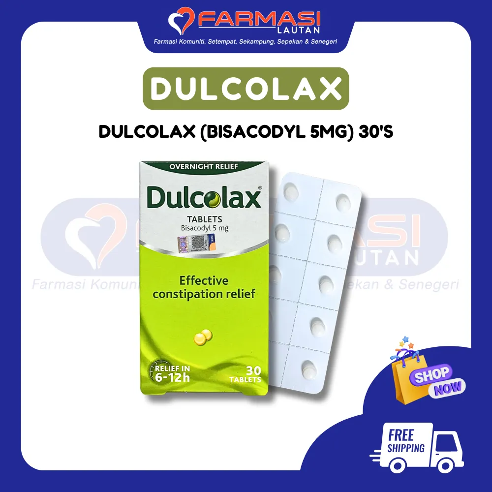 DULCOLAX 5 MG 30 TABS