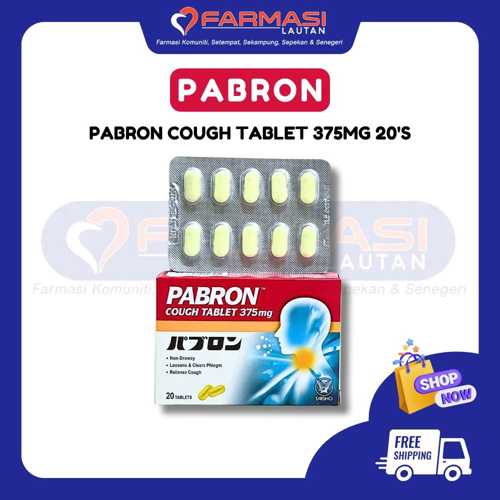 PABRON COUGH 20 TABS