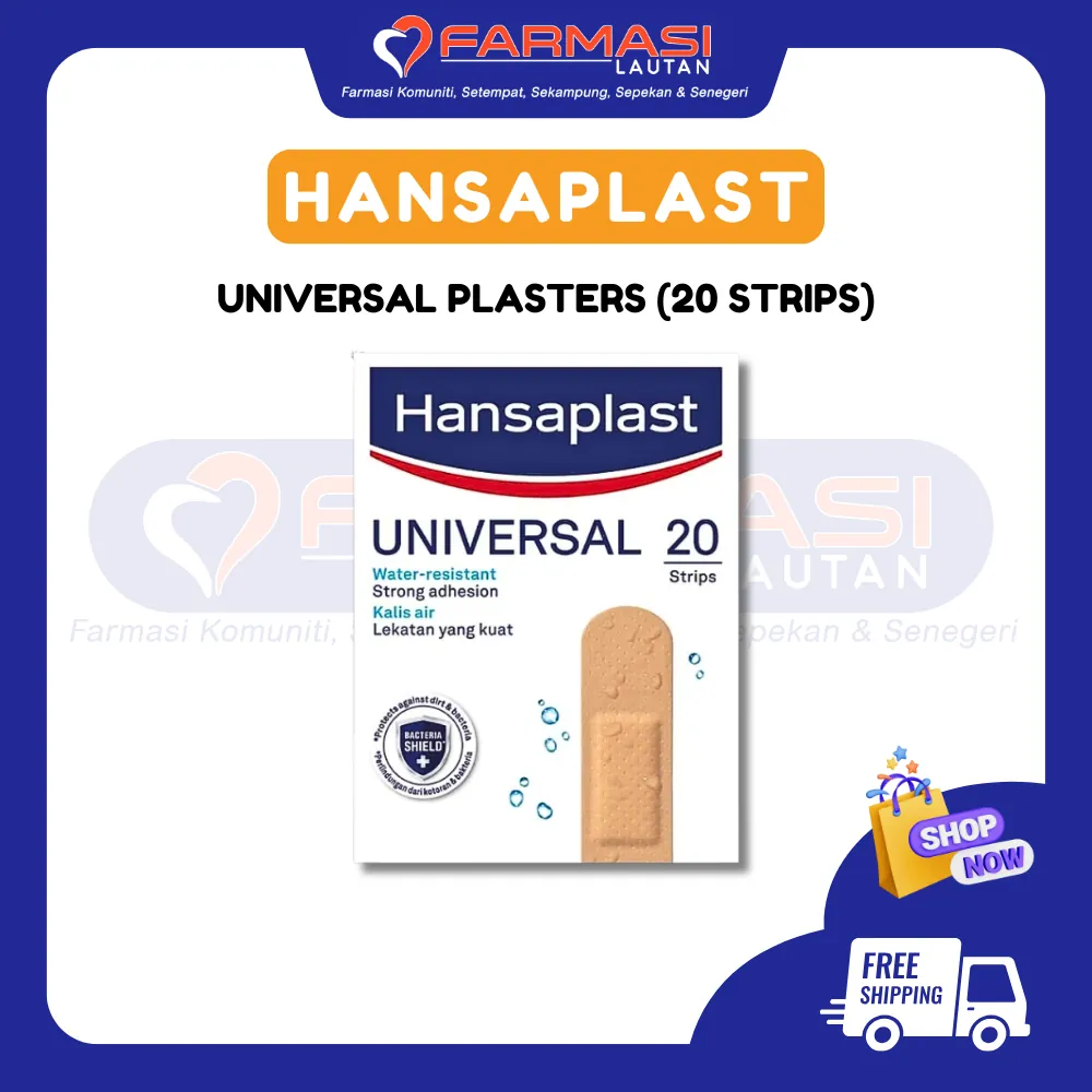 HANSAPLAST UNIVERSAL WATER-RESISTANT 20 STRIPS