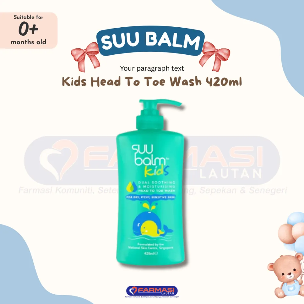 SUU BALM KIDS BODY WASH 420 ML