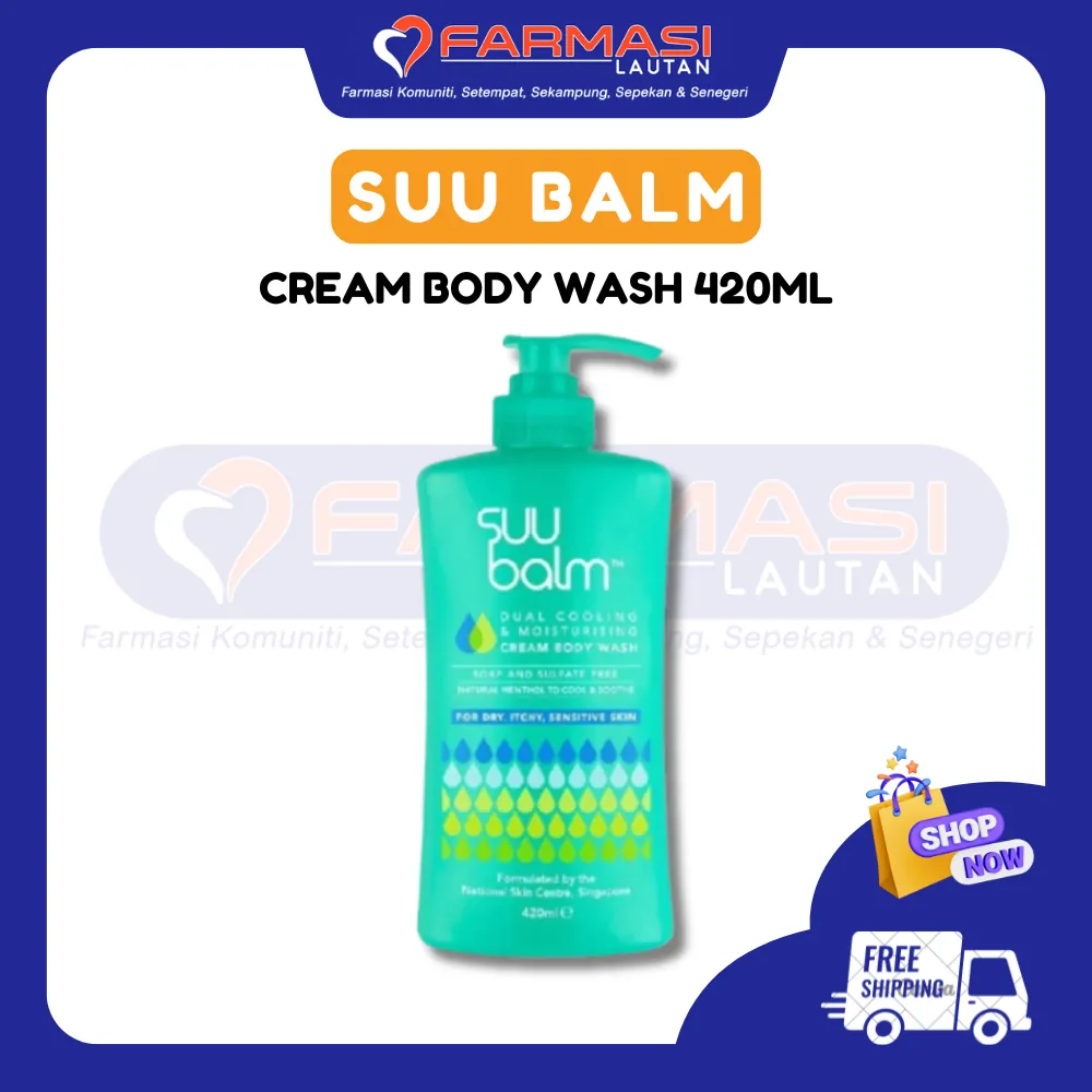 SUU BALM CREAM BODY WASH 420 ML