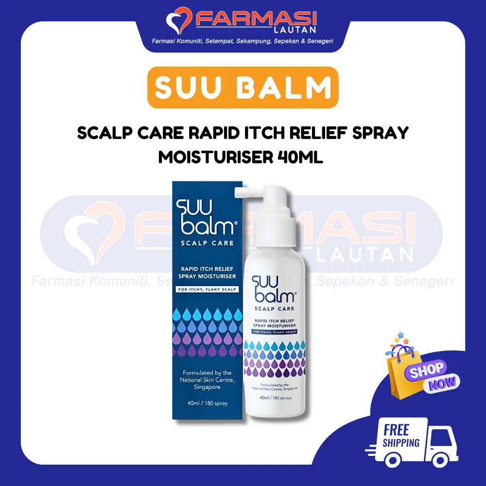SUU BALM SCALP MOISTURISER SPRAY 40 ML