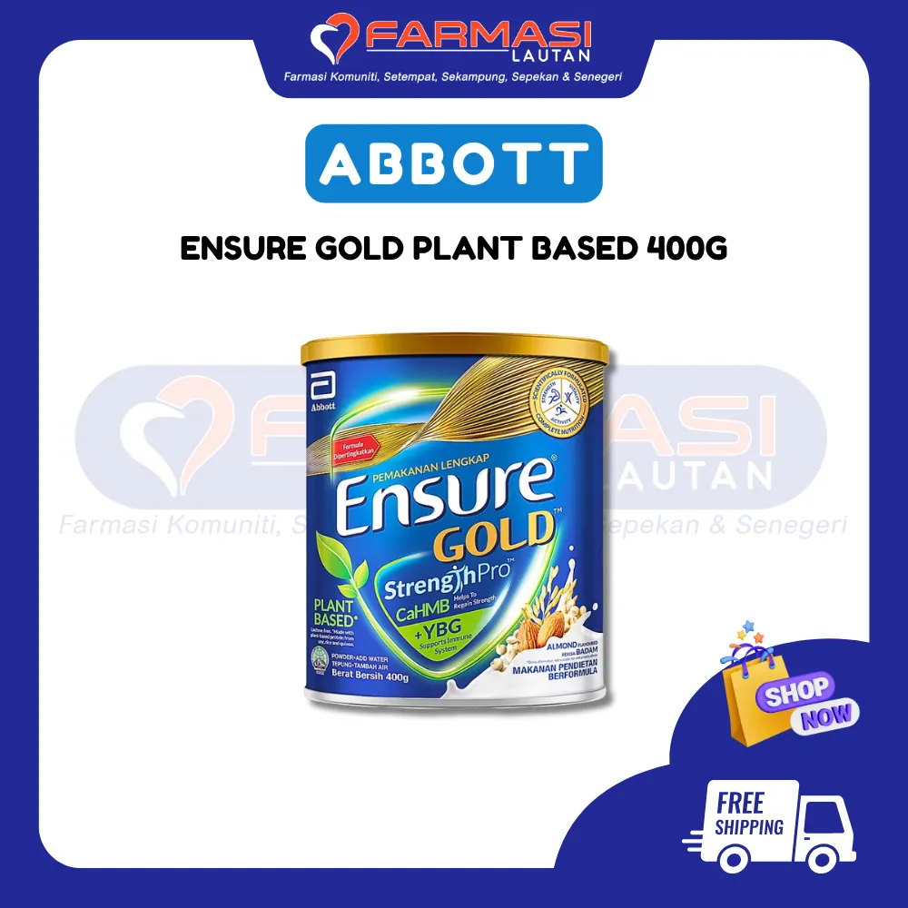 ENSURE GOLD ALMOND PLANT BASED 400 G