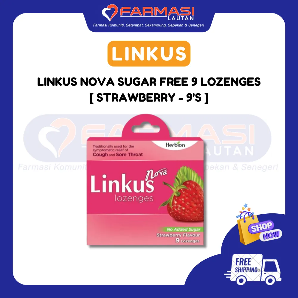 LINKUS NOVA STRAWBERRY SUGAR FREE 9 LZG