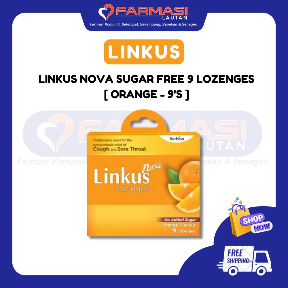 LINKUS NOVA ORANGE SUGAR FREE 9 LZG