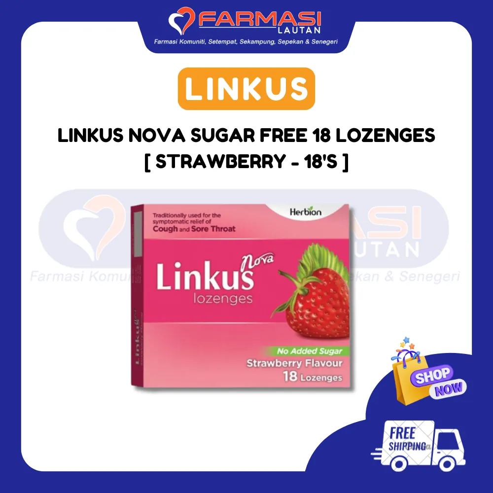 LINKUS NOVA STRAWBERRY SUGAR FREE 18 LZG