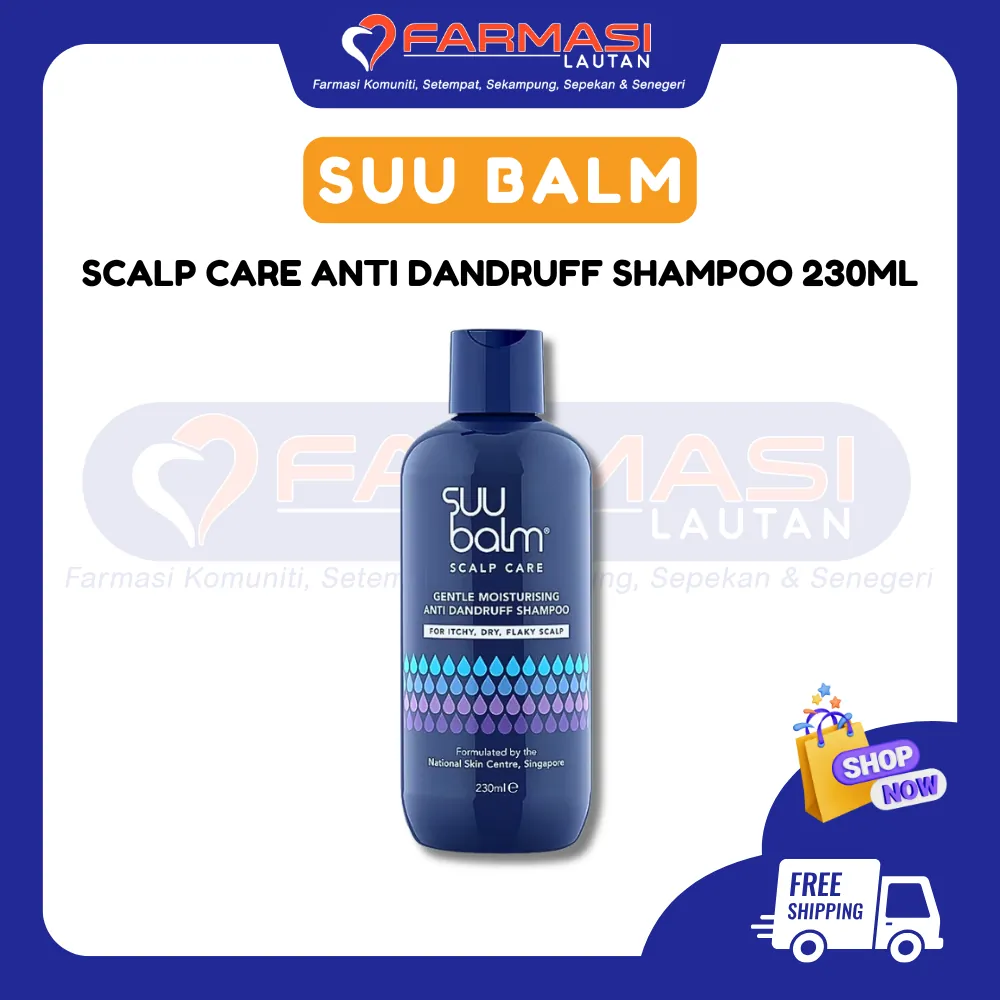 SUU BALM SCALP CARE ANTI DANDRUFF SHAMPOO 230 ML