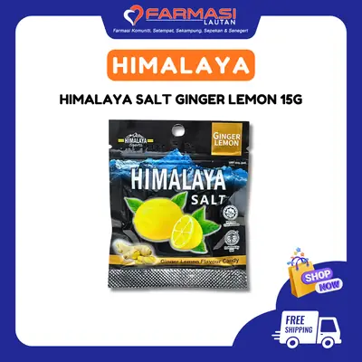 Himalaya Salt Ginger + Lemon Flavour 15 g