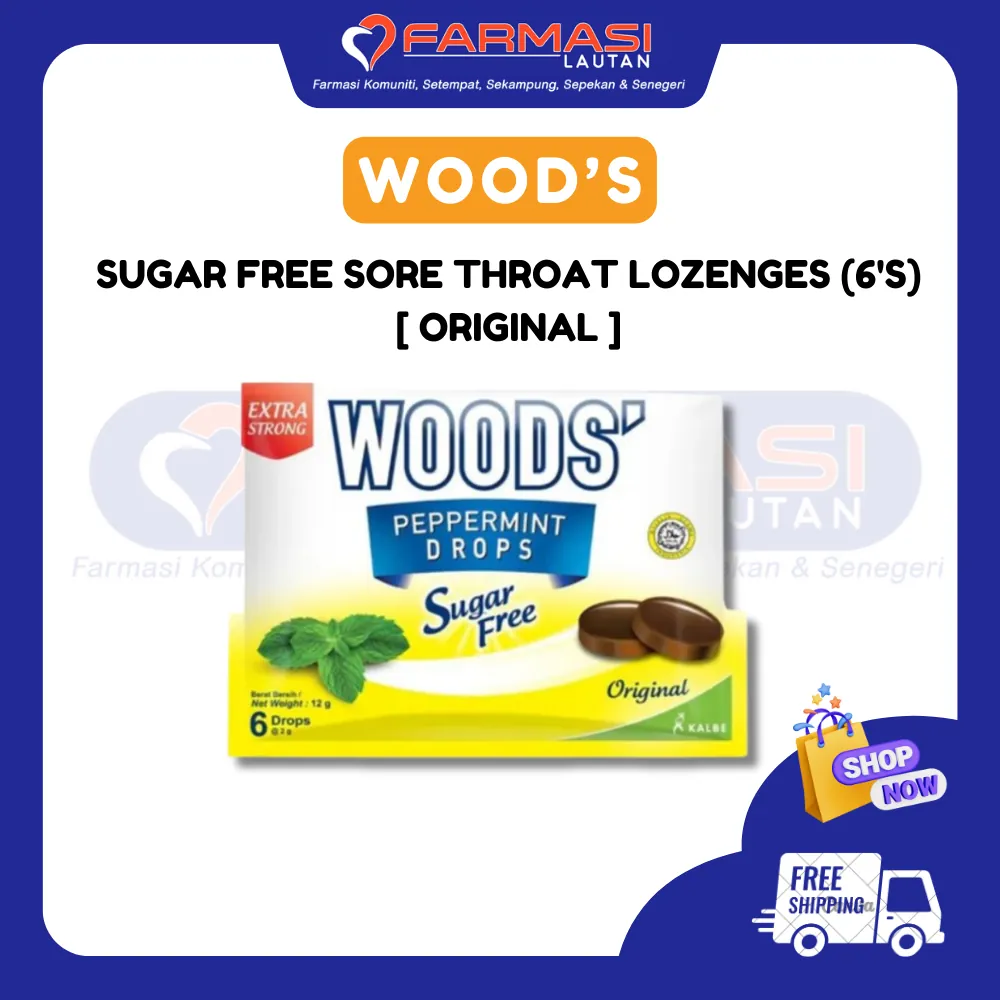 WOOD'S SUGAR FREE ORIGINAL 6 LZGS