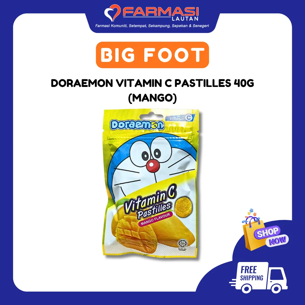 Doraemon Vit C Pastilles Mango 40 g