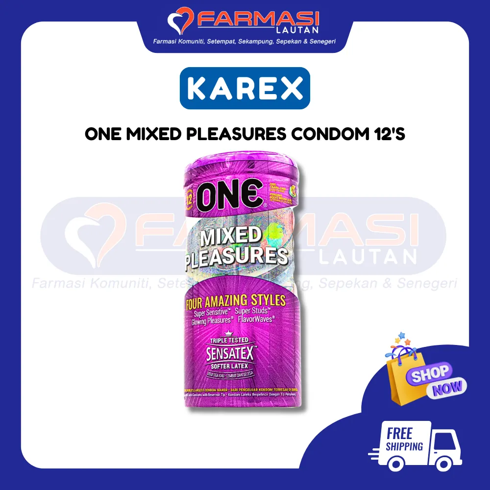 KAREX ONE MIXED PLEASURES 12 CONDOMS