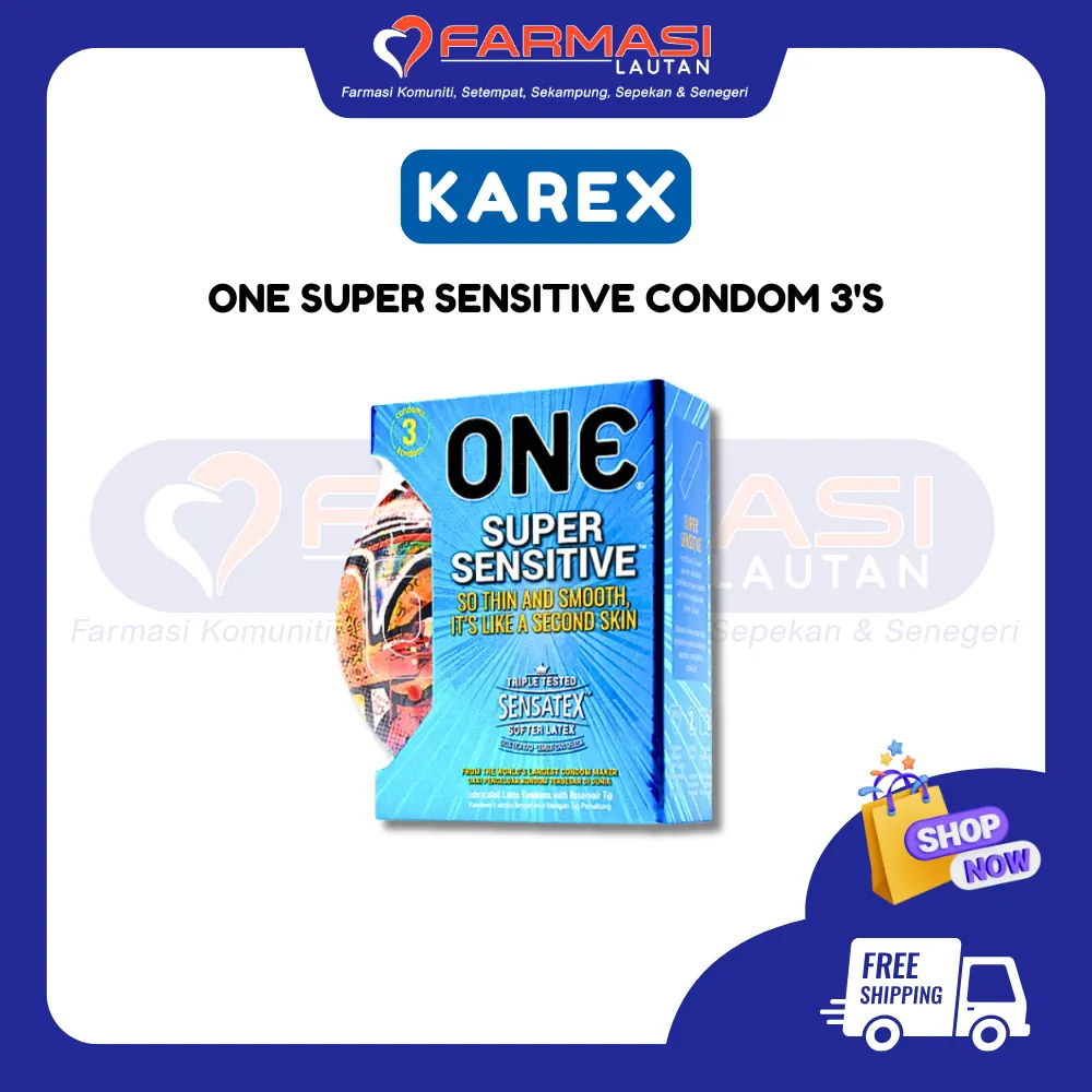 KAREX ONE SUPER SENSITIVE 3 CONDOMS
