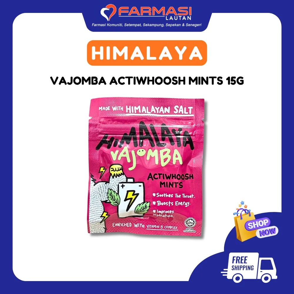 Himalaya Vajomba Actiwhoosh Mints 15 g