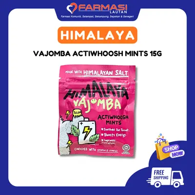 Himalaya Vajomba Actiwhoosh Mints 15 g