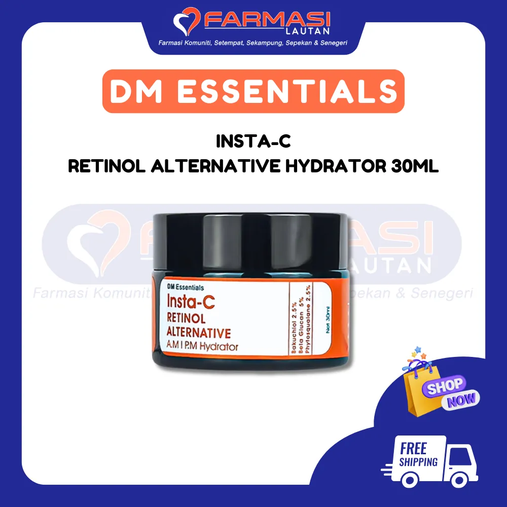 DM ESSENTIALS INSTA-C RETINOL ALTERNATIVE HYDRATOR 30 ML
