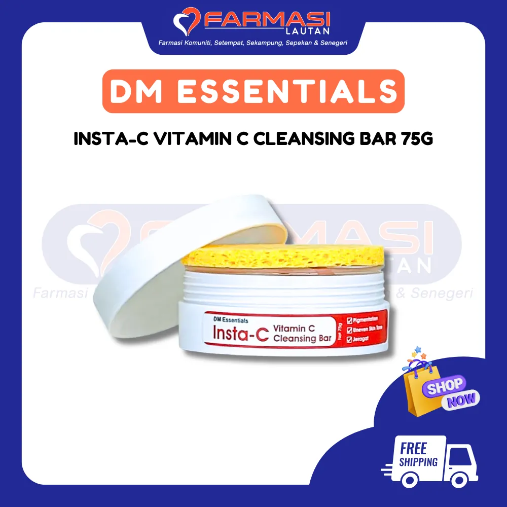 DM ESSENTIALS INSTA-C VITAMIN C CLEANSING BAR 75 G