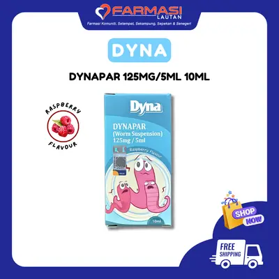 Dynapar Worm Suspension 125MG/5ML 10ml