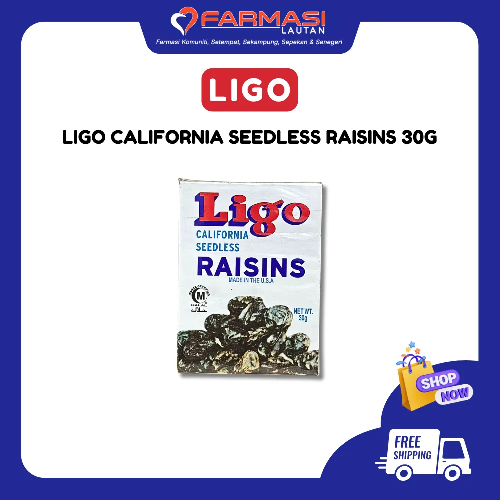Ligo California Seedless Raisins 30 g