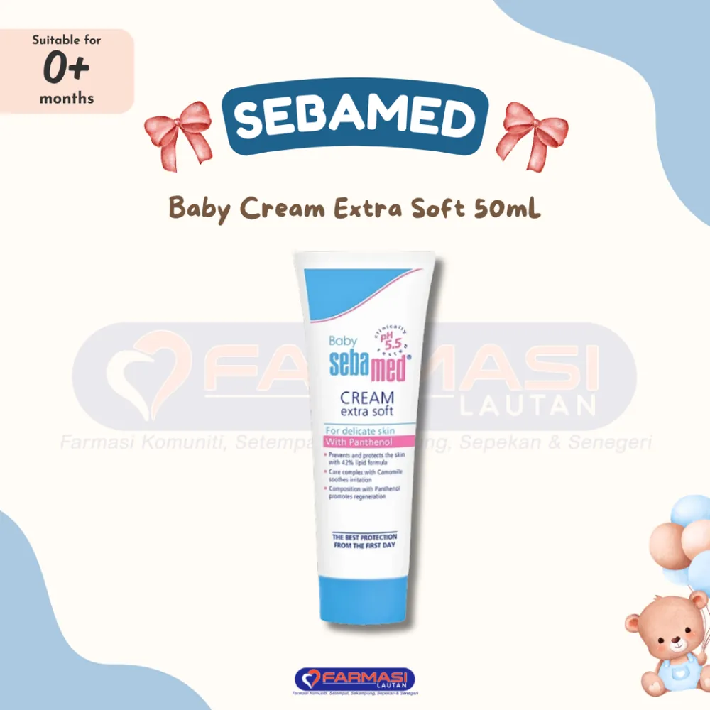 SEBAMED BABY CREAM EXTRA SOFT 50 ML