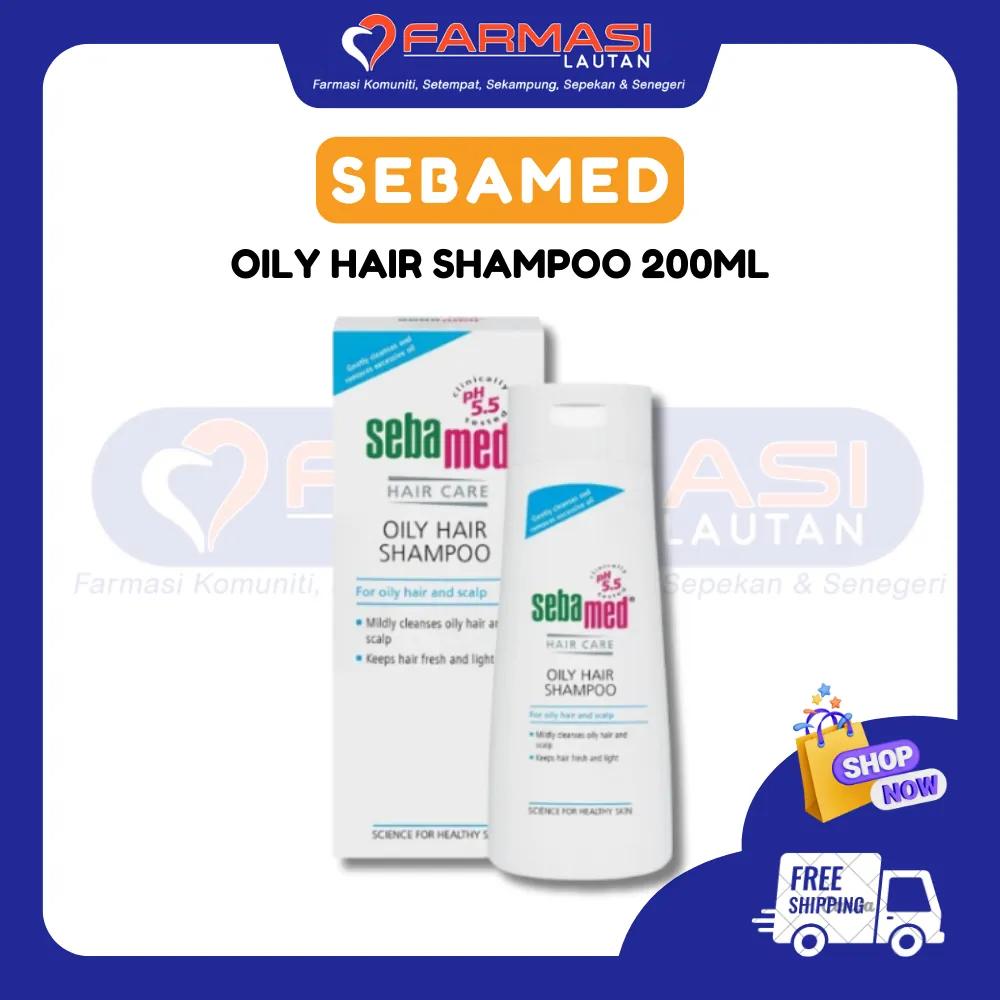 SEBAMED OILY HAIR SHAMPOO 200 ML