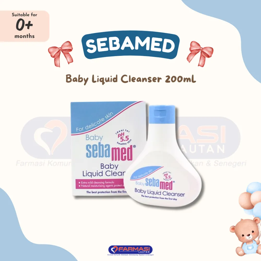 SEBAMED BABY LIQUID CLEANSER 200 ML