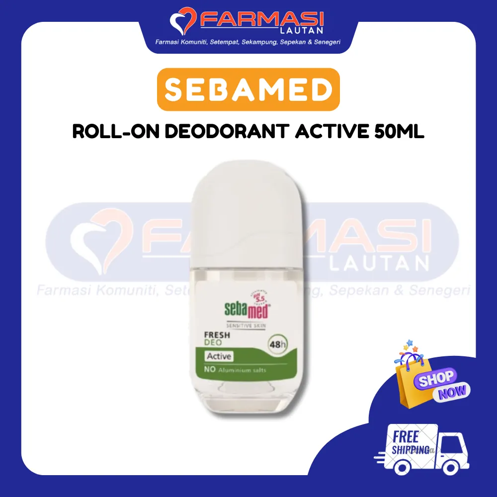SEBAMED DEODORANT ROLL-ON ACTIVE 50 ML