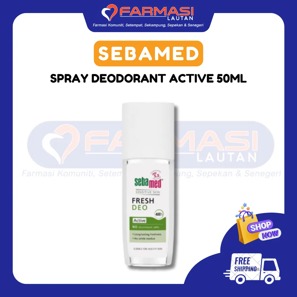 SEBAMED DEODORANT SPRAY ACTIVE 75 ML
