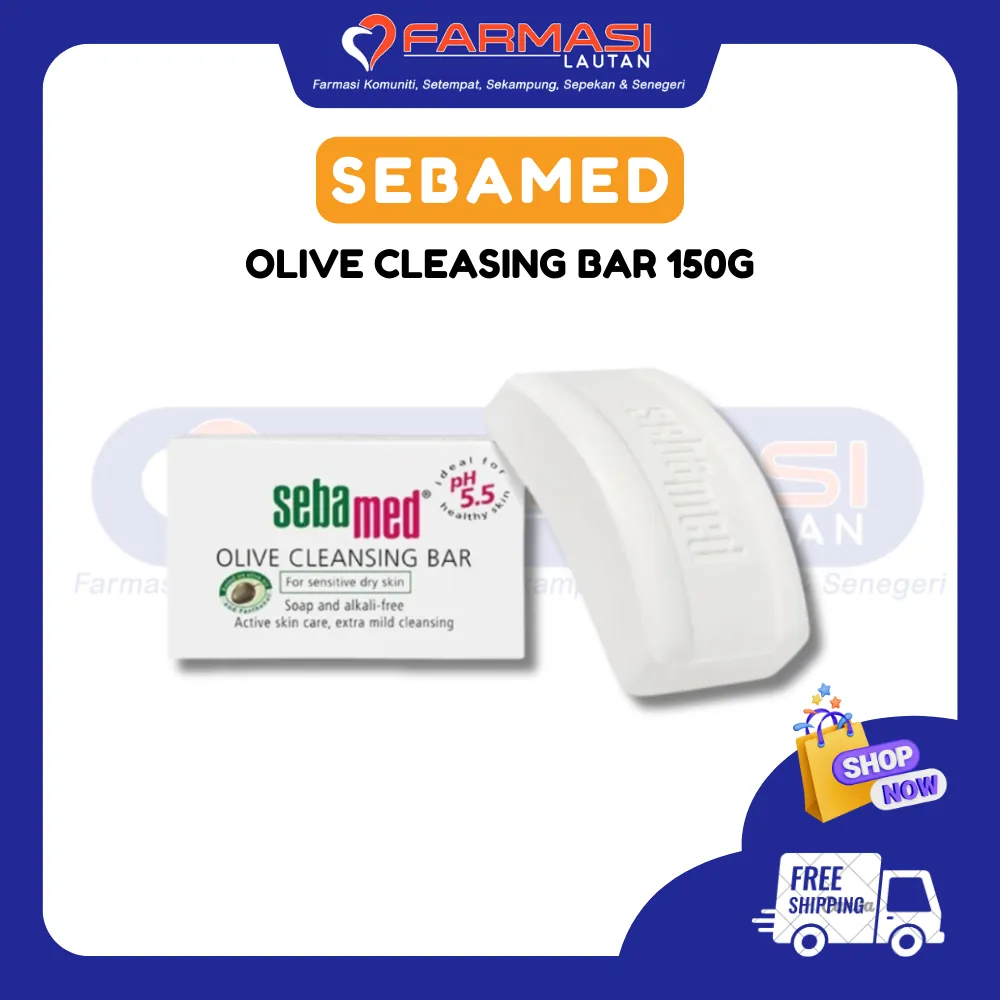 SEBAMED OLIVE CLEANSING BAR 150 G