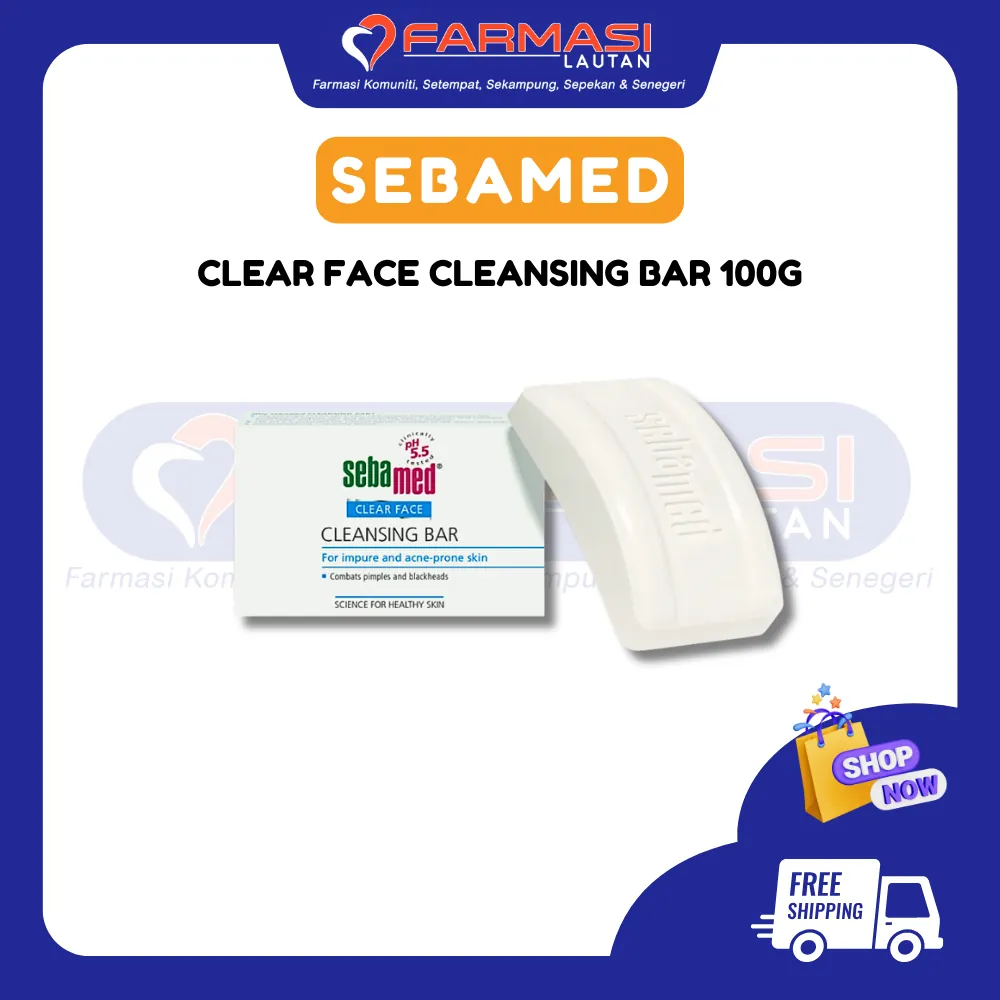 SEBAMED CLEAR FACE CLEANSING BAR 100 G