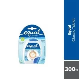 EQUAL CLASSIC SWEETENER 300 TABS