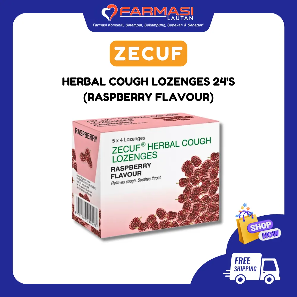 ZECUF LOZENGES RASPBERRY 5 X 4 DROPS