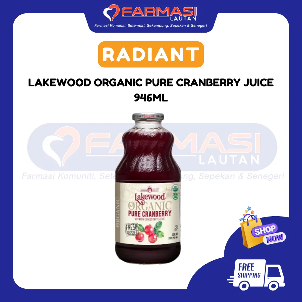LAKEWOOD PURE CRANBERRY JUICE 946 ML
