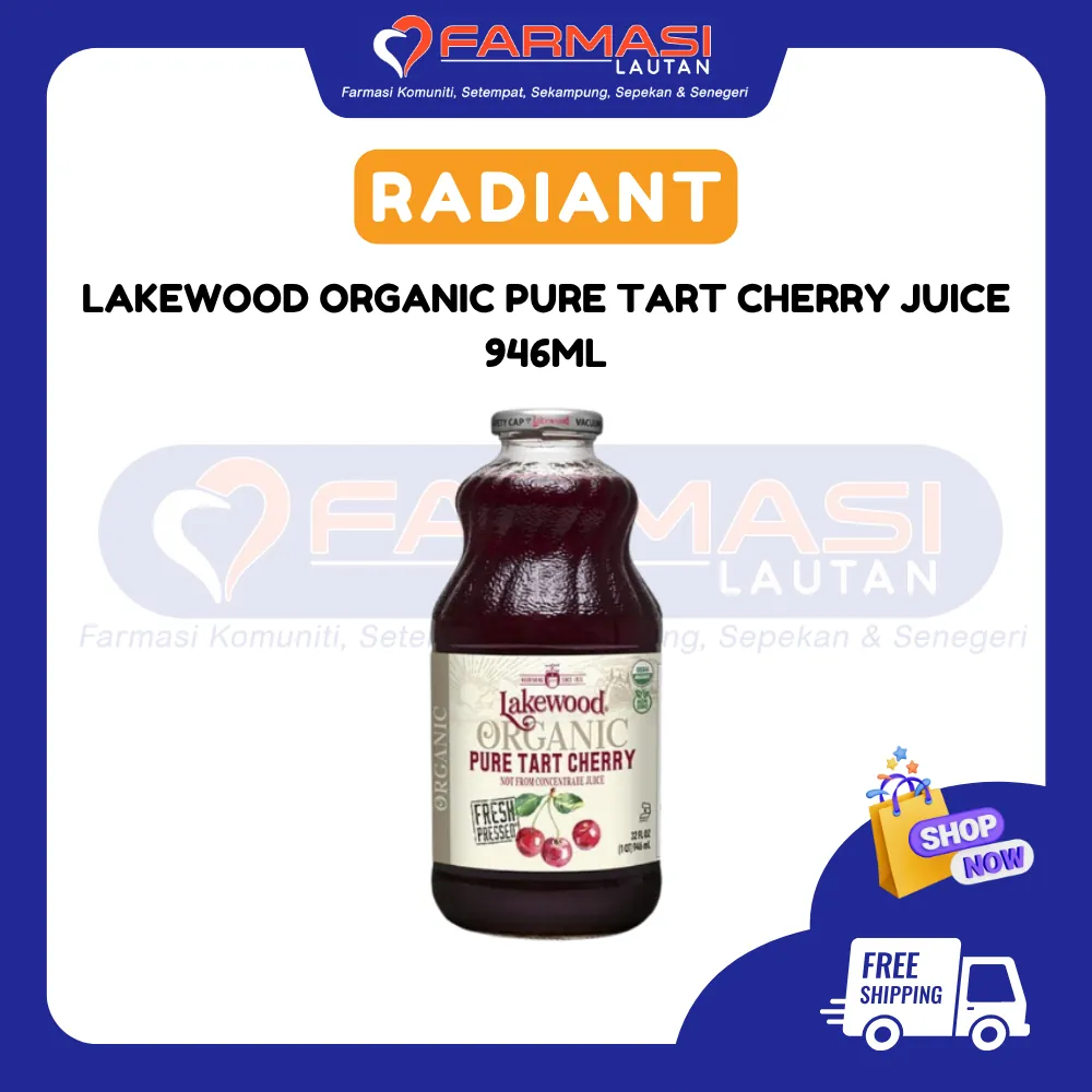 LAKEWOOD PURE TART CHERRY JUICE 946 ML