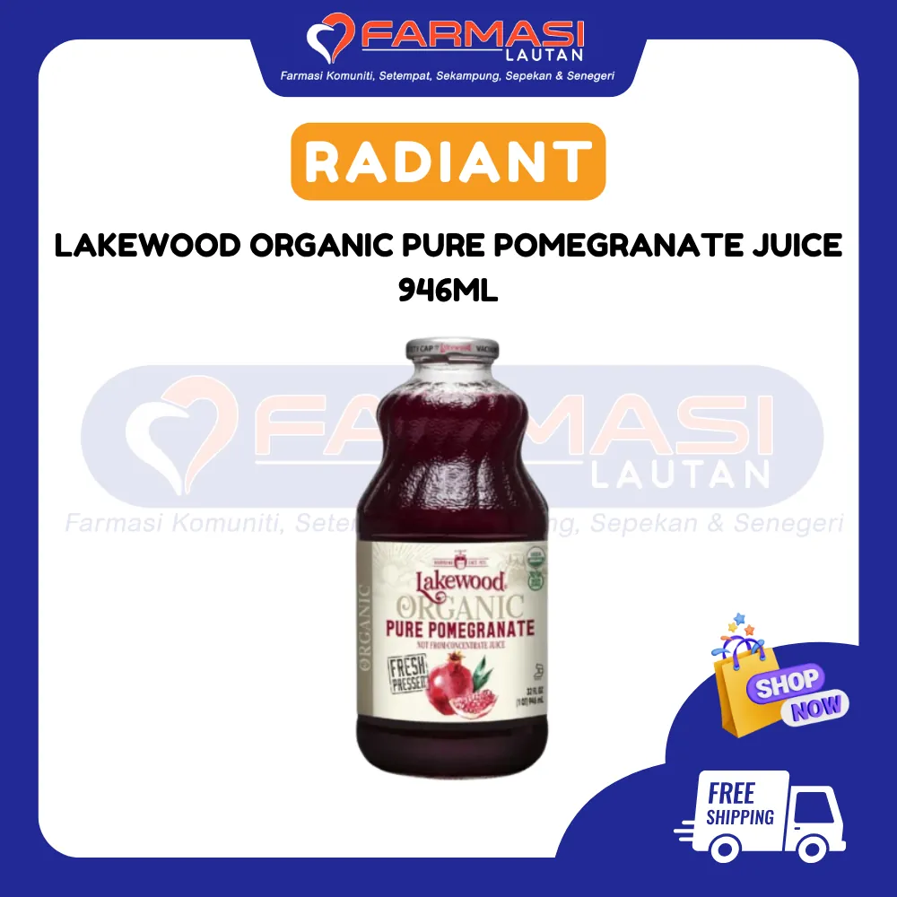 LAKEWOOD PURE POMEGRANATE JUICE 946 ML