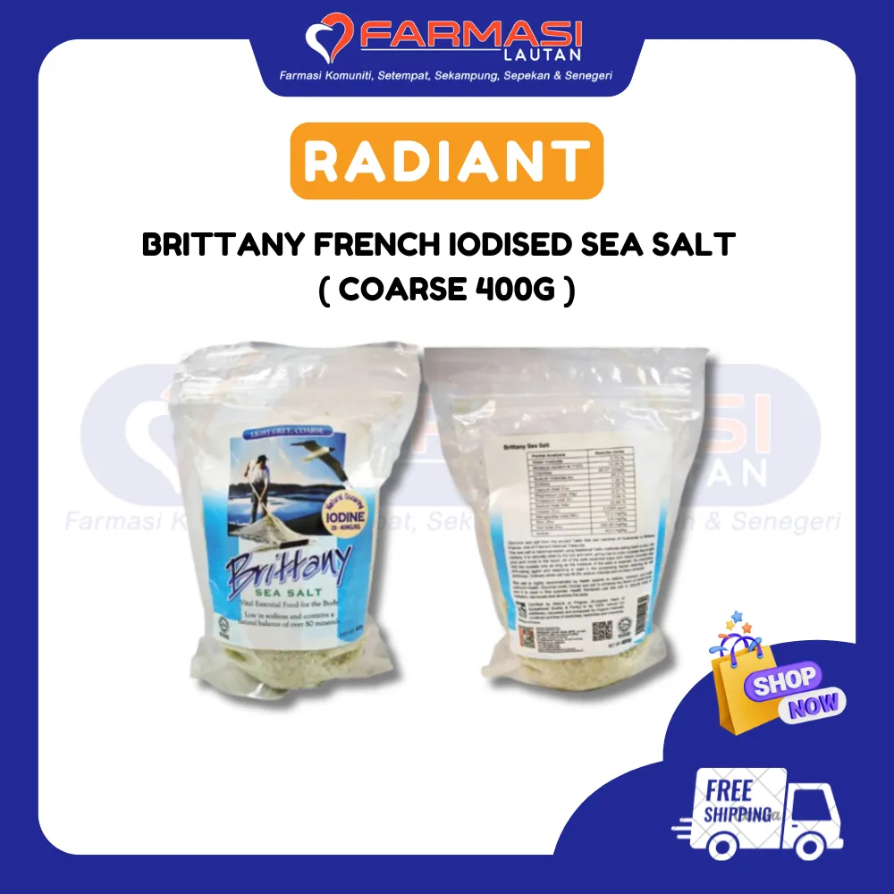 BRITTANY FRANCE COARSE SEA SALT 400 G