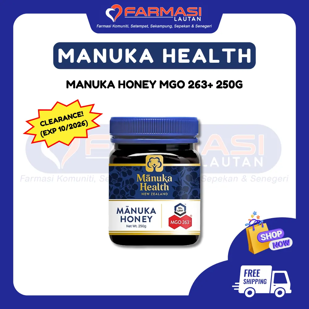 MANUKA HEALTH HONEY MGO 263 250G