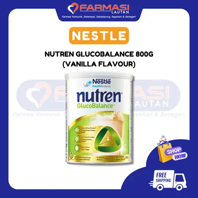 NUTREN GLUCOBALANCE VANILLA 800 G