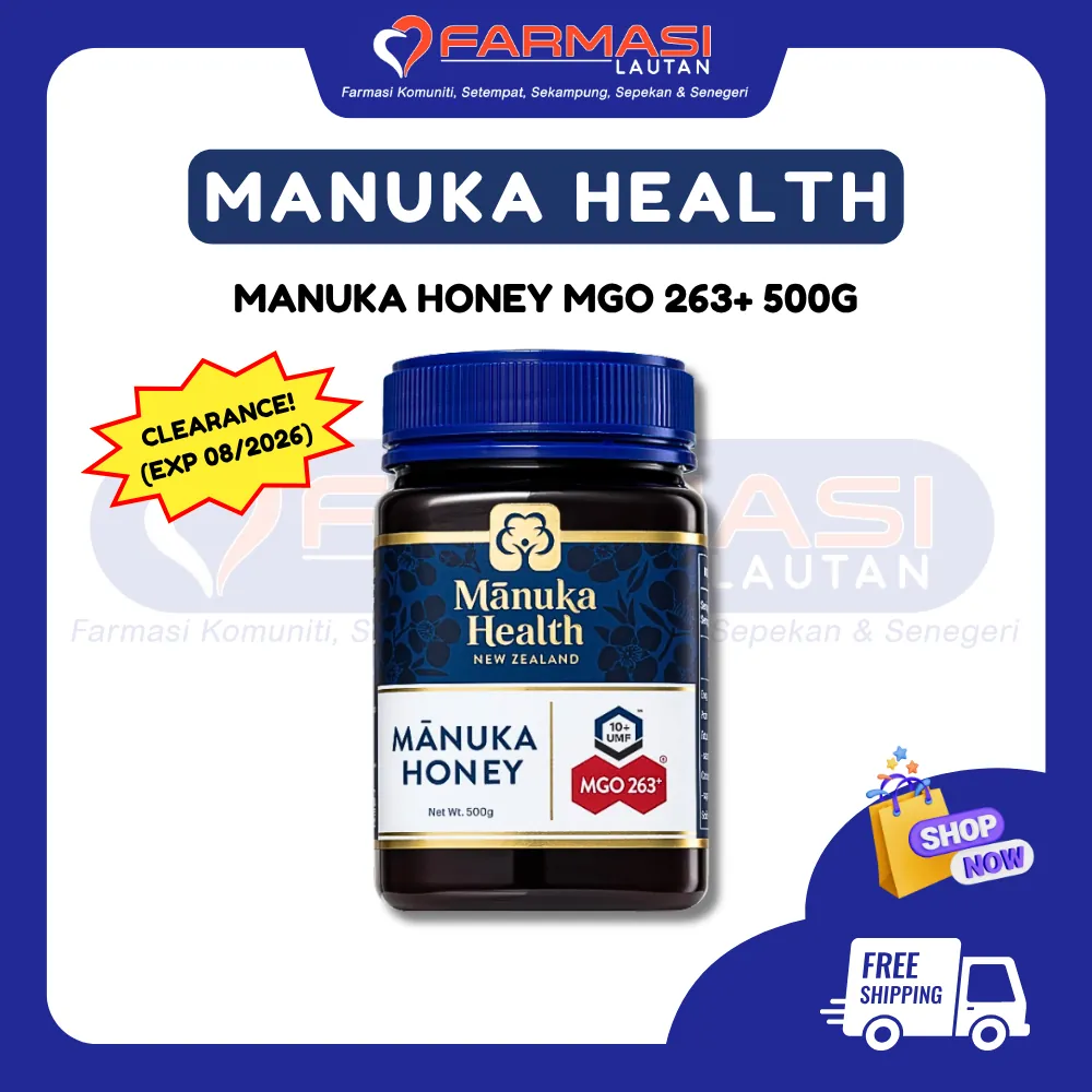 MANUKA HEALTH HONEY MGO 263 500G
