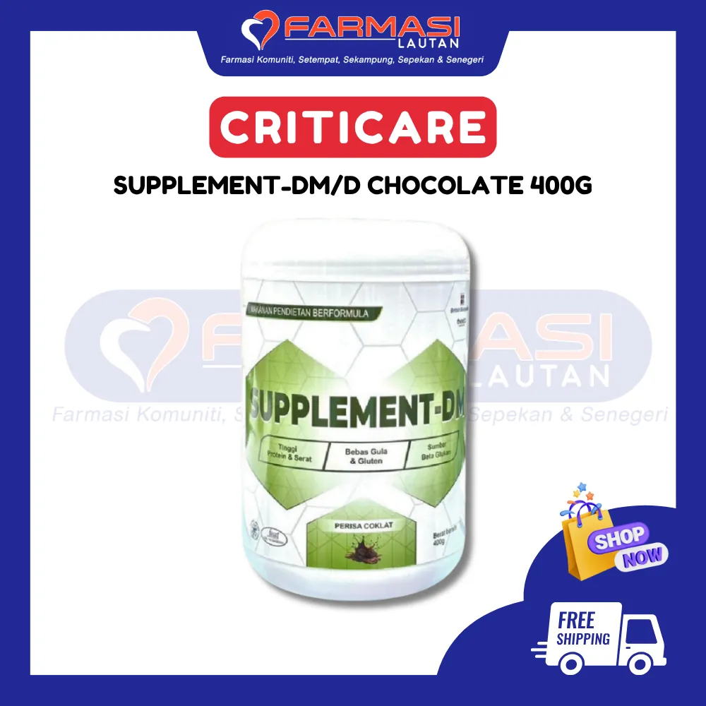 CRITICARE SUPPLEMENT-DM/D CHOCOLATE 400 G